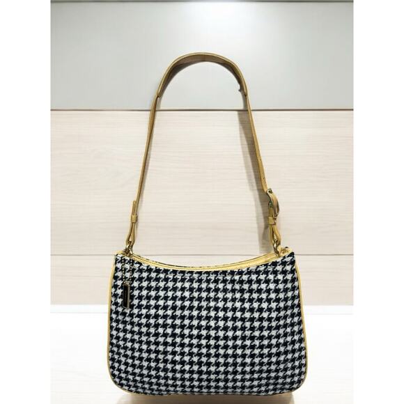 Vintage Coach 8161 Girlie Houndstooth Hobo Bag - Picture 1 of 10